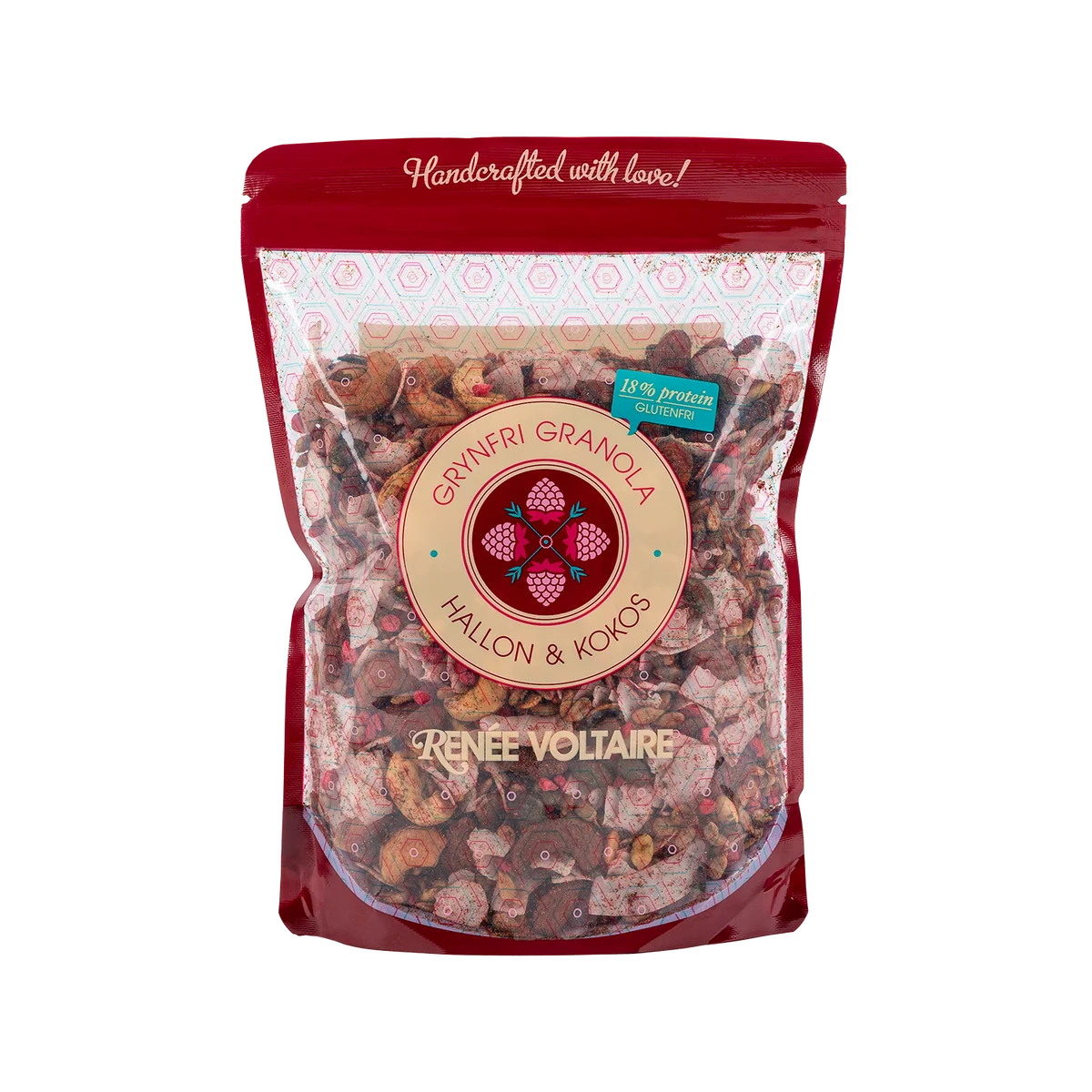 Grain Free Granola – Raspberry & Coconut