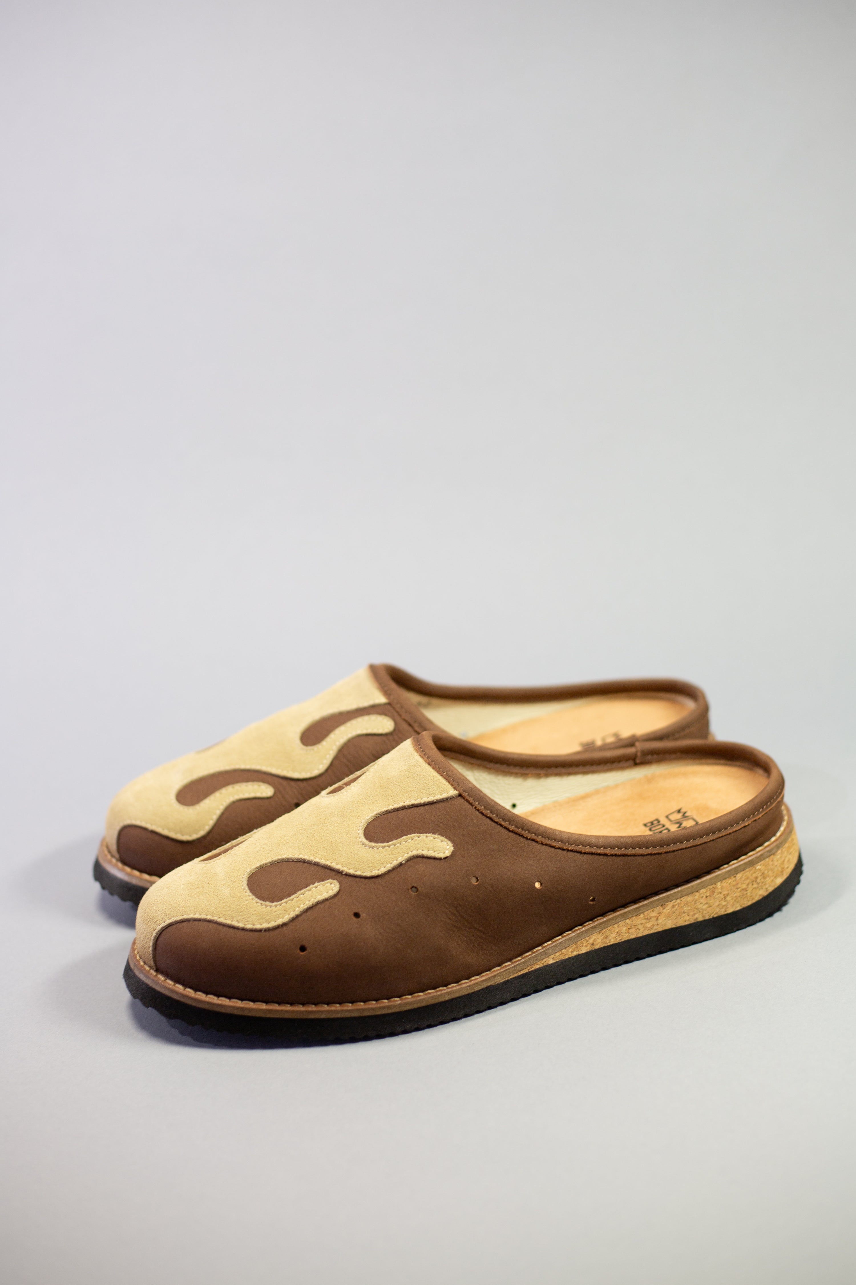 Mules brown/sand