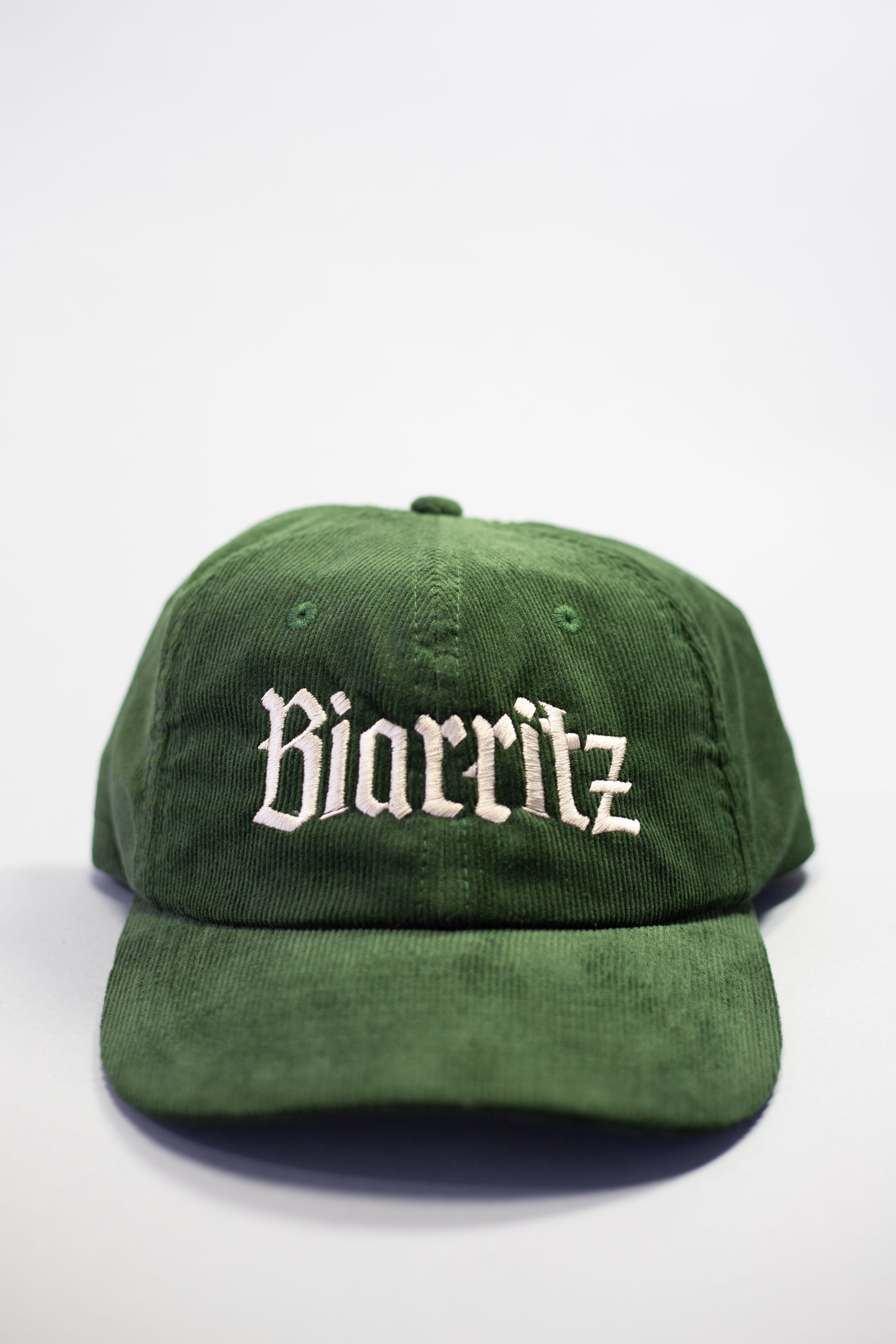 Biarritz Cap velvet dark green