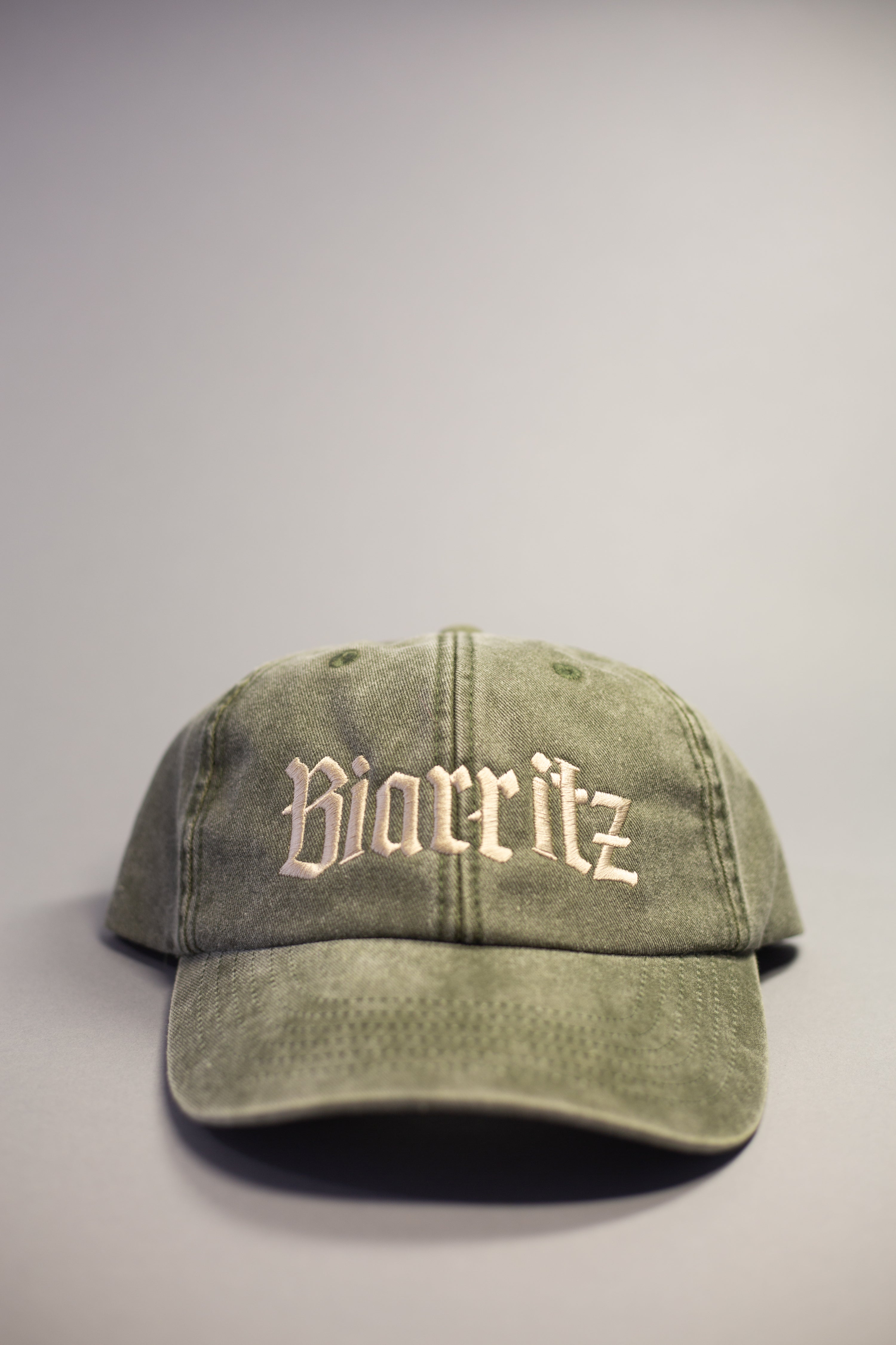 Biarritz Cap stone wash khaki