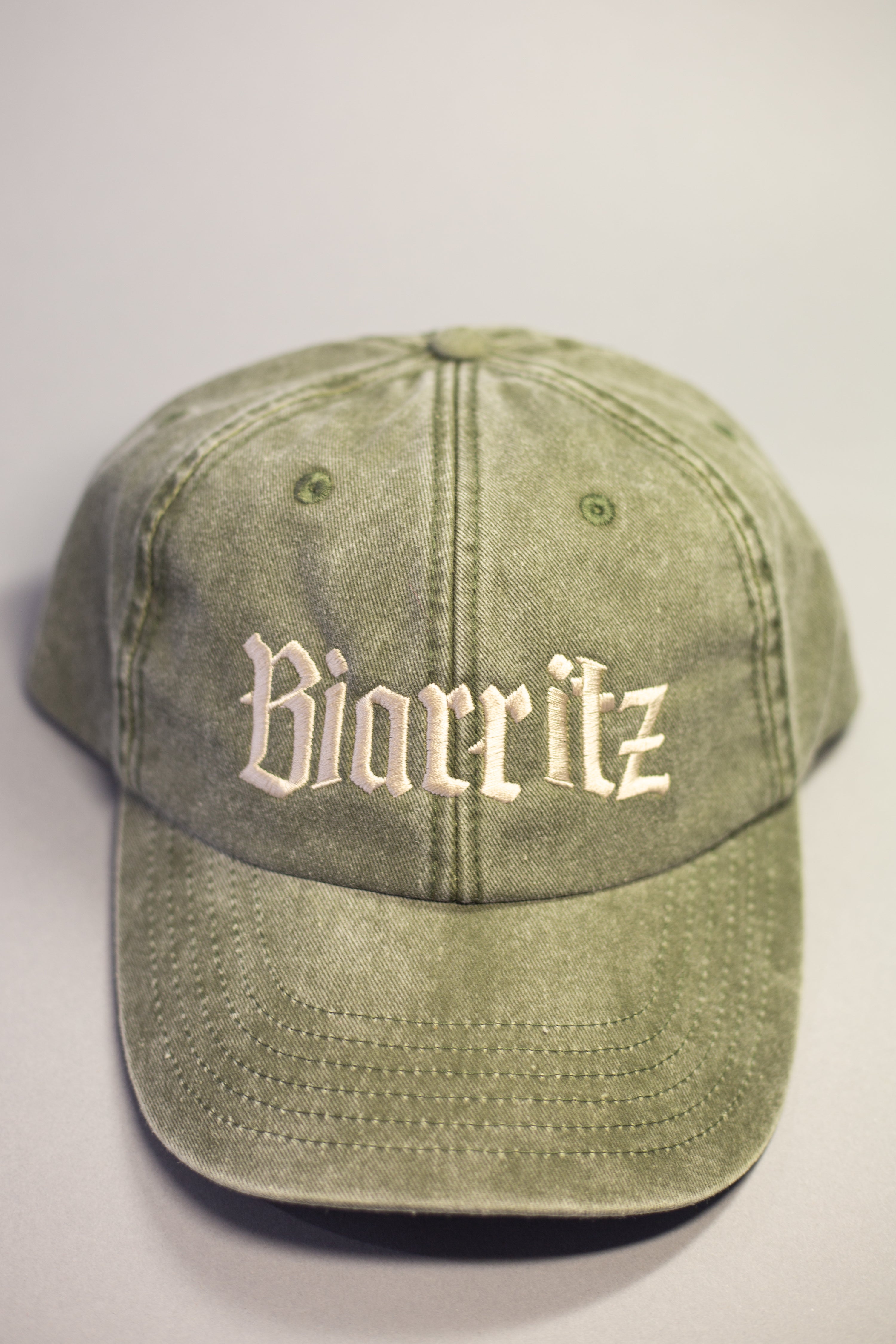 Biarritz Cap stone wash khaki